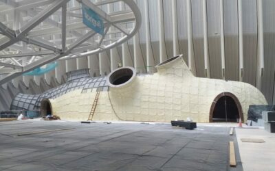 Aislamiento térmico con espuma de poliuretano para un restaurante en la Ciudad de las Ciencias de Valencia